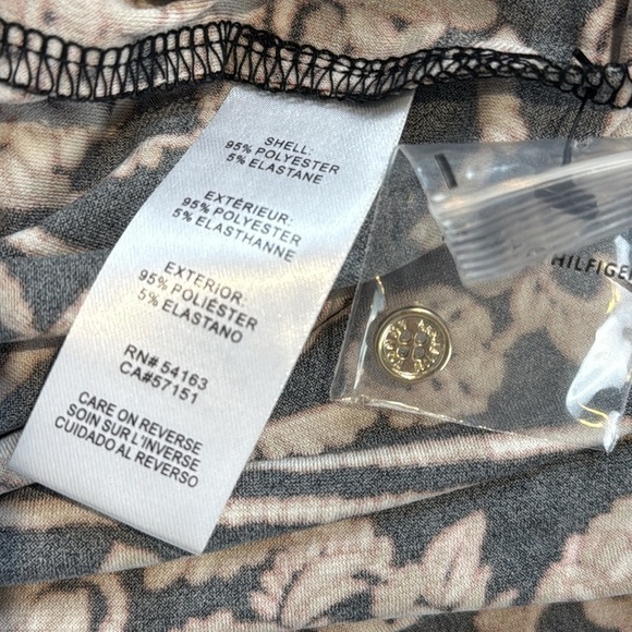 Tommy Hilfiger Long Sleeve Jersey Collar Midi Shirt Dress - Picture 10 of 10